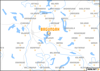 map of Bāgundah