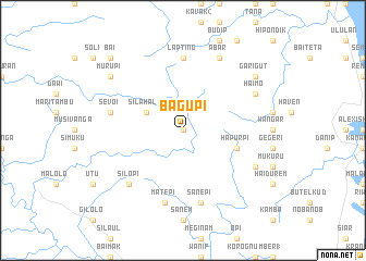 map of Bagupi