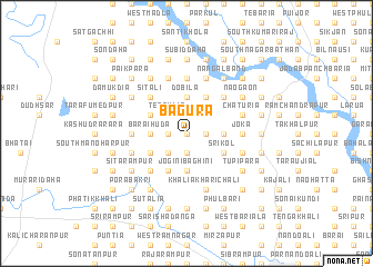 map of Bagura
