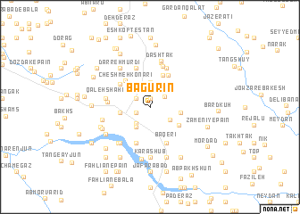 map of Bāgūrīn