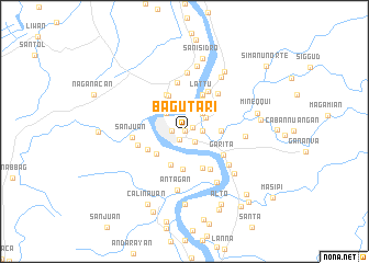 map of Bagutari