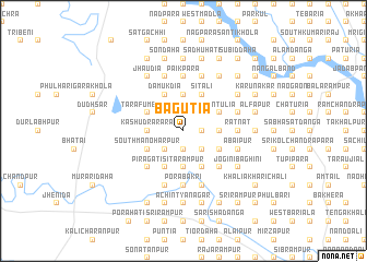 map of Bāgutia