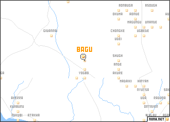 map of Bagu