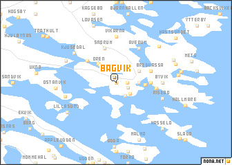 map of Bågvik