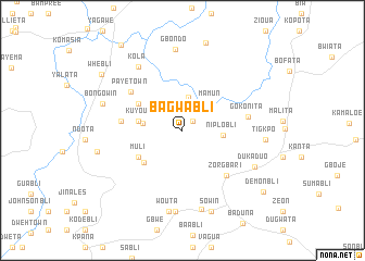 map of Bagwabli