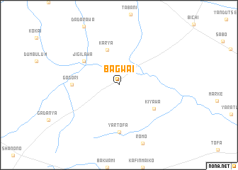 map of Bagwai