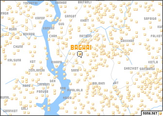 map of Bagwāi