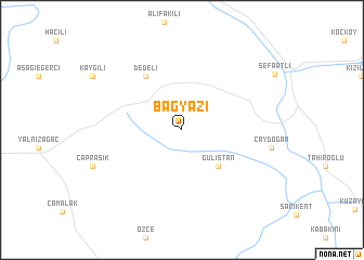 map of Bağyazı