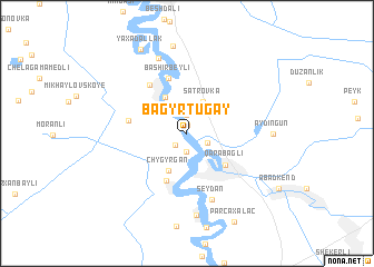 map of Bagyrtugay