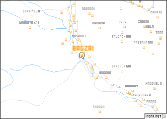 map of Bāgzai