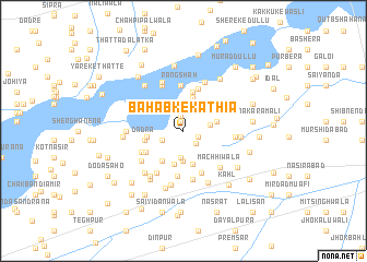 map of Bahāb ke Kāthia