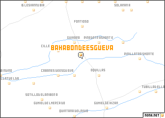 map of Bahabón de Esgueva