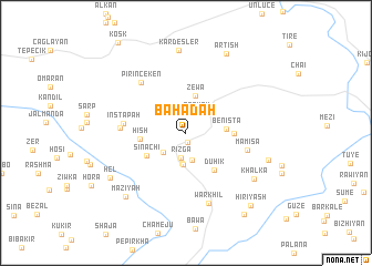 map of Bahadah