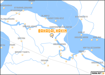 map of Bahāḑ Āl Ḩākim