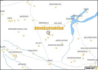 map of Bahāduri Wānda