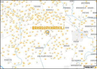map of Bahādur Khān Kili