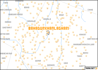 map of Bahadur Khān Laghāri