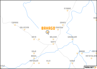 map of Bahago
