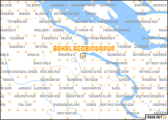 map of Bahala Gobindapur