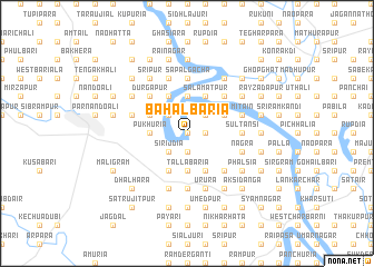 map of Bahalbāria