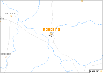 map of Bahaldā