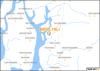 map of Bahaltali