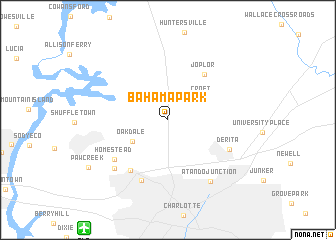 map of Bahama Park