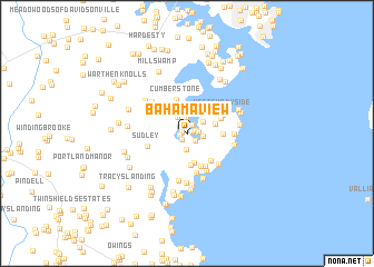 map of Bahama View