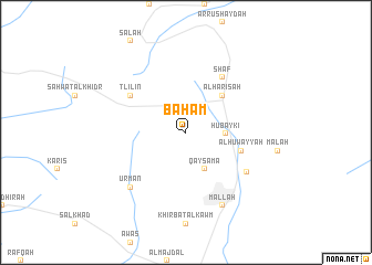 map of Baham