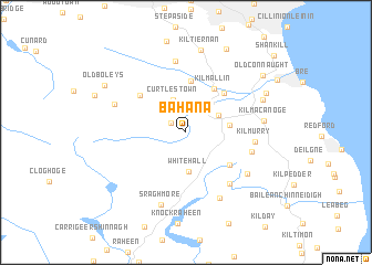 map of Bahana