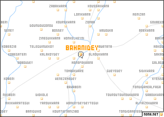 map of Bahanidey