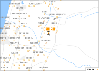 map of Baẖan