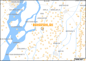 map of Bahārah Lāk