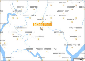 map of Baharbunia