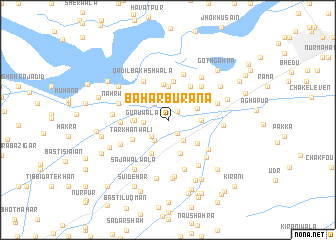 map of Bahār Burāna