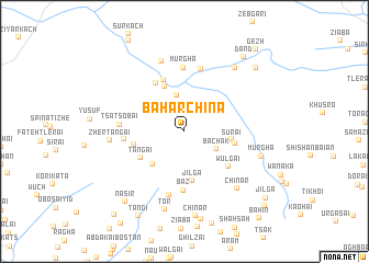 map of Bāhar Chīna