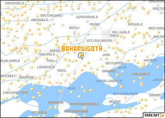 map of Bahār di Goth