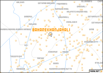 map of Bahāre Khān Jamāli