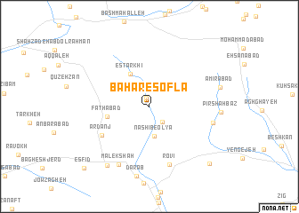 map of Bahār-e Soflá