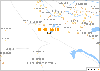 map of Bahārestān