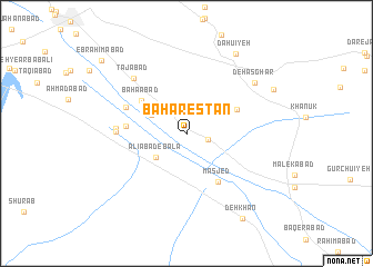 map of Bahārestān