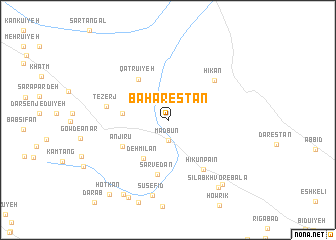 map of Bahārestān