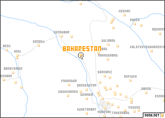 map of Bahārestān