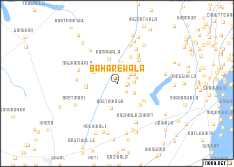 map of Baharewāla