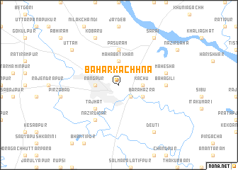 map of Bāhār Kāchhna
