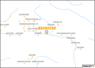 map of Bahār Kār