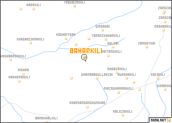 map of Bahār Kili