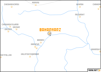 map of Bahār Marz
