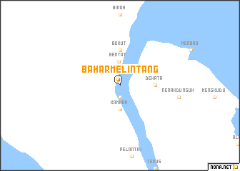 map of Baharmelintang