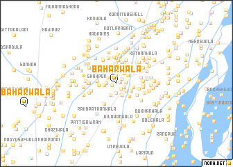 map of Baharwāla